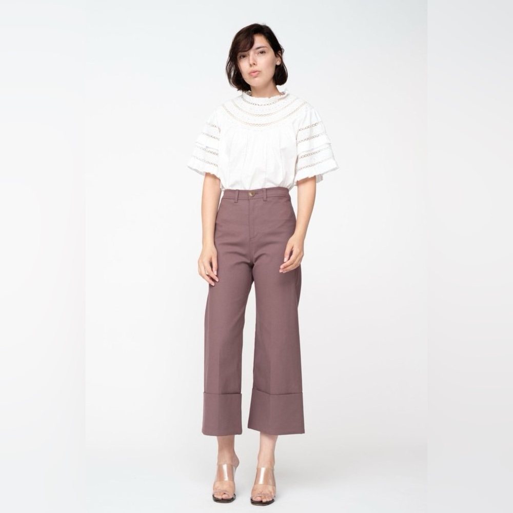 Sea New York Mauve Pink Lennox Cuffed Pants